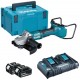 MAKITA DGA900PT2 Aku úhlová bruska 230mm, Li-ion (2x18V/5,0Ah)