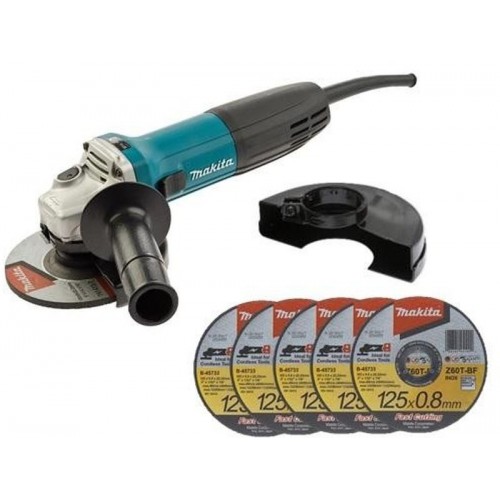 MAKITA GA5030RX1 Úhlová bruska s příslušenstvím 125mm, 720W