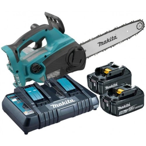 MAKITA DUC302PR2 Aku řetězová pila 30cm, Li-on LXT 2x18V/3,0Ah + nabíječka