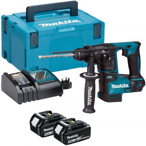 MAKITA DHR171RTJ Aku vrtací kladivo SDS-Plus 1,2J, Li-ion LXT (2x5,0Ah/18V) Makpac