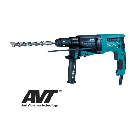 MAKITA HR2631F Kombinované kladivo SDS-Plus s AVT (2,4J/800W)