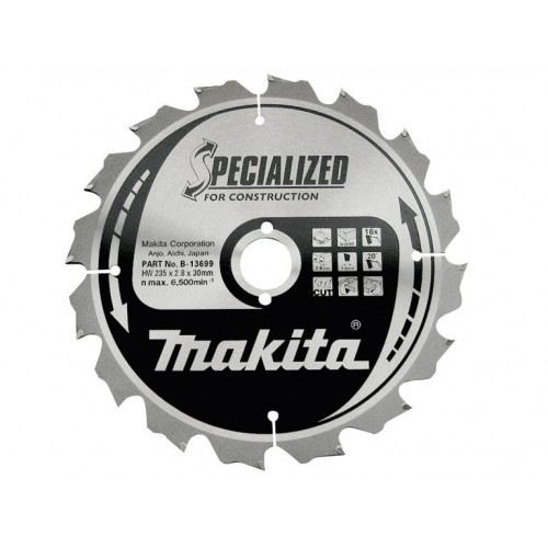 MAKITA pilový kotouč Konstrukt 190x30mm 12T B-13683 MAKITA pilový kotouč Konstrukt 190x30mm 12T B-13683