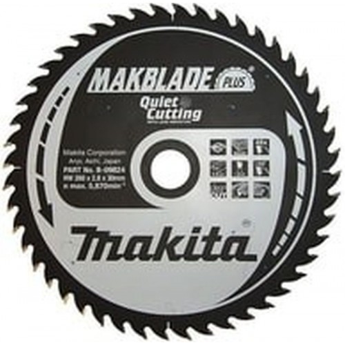 MAKITA B-08763 Pilový kotouč na dřevo 255x30mm 72 Z