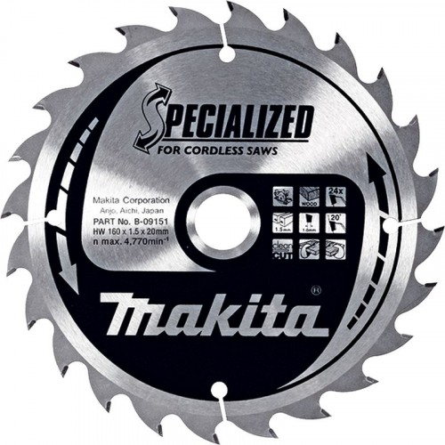 MAKITA pilový kotouč 160x20mm 24 Z B-09151