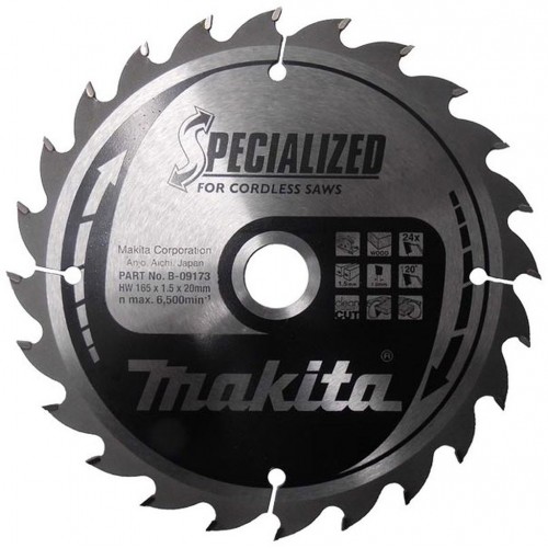 MAKITA B-09173 pilový kotouč 165x20mm, 24T