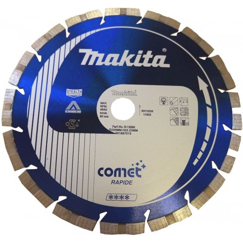MAKITA B-12893 Diamantový kotouč Comet Rapid tichý 230x22,23mm