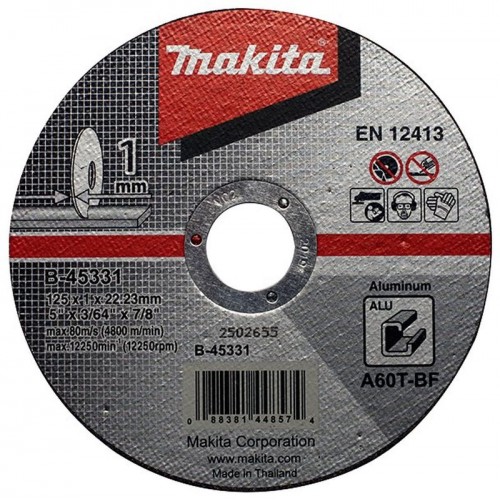 MAKITA B-45331 řezný kotouč 125x1x22mm hliník