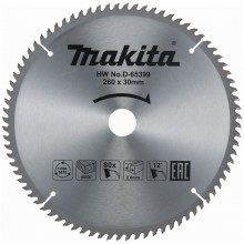 Makita D-65399 pilový kotouč 260mm x 30mm x 80Z