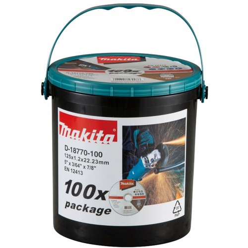 MAKITA D-18770-100 řezný kotouč 125x1,2x22mm nerez, 100 ks