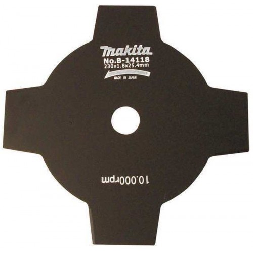 MAKITA Nůž 230 x 25.4 mm, 4 zubý pro křovinořez B-14118