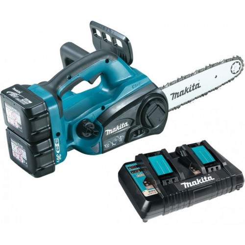 MAKITA Aku řetězová pila Li-on 2x18V/3,0Ah, lišta 25 cm, DUC252PF2