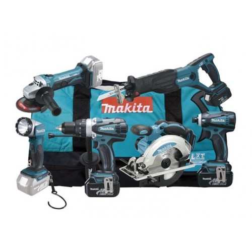 Makita DLX601 Aku sada 5 strojů Li-ion +BML802 18V