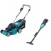 MAKITA akční set Aku sekačky 380mm Li-ion DLM380PM2 + aku vysavač černý DCL180ZB