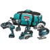 MAKITA DHP458 + DSS611 + DJV180 + DTD152 + DKP180 + DC18RD + Taška DLX6067PT