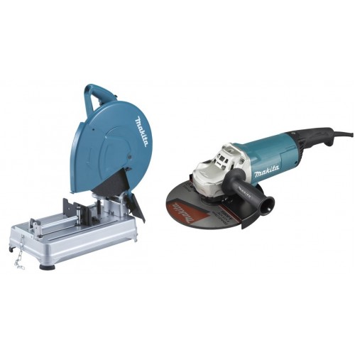 Makita S17E4-P3 Set Rozbrušovačka 2000 W 2414EN +Úhlová bruska SJS 230mm GA9061R