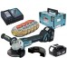 MAKITA DGA504RTJ1 Aku úhlová bruska 125mm, Li-ion 18V/5,0Ah, systainer