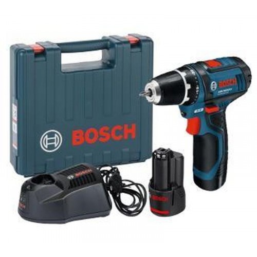 BOSCH GSR 12V-15 Professional aku šroubovák, v kufru, 2x2Ah, 0601868122