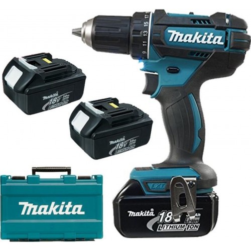 MAKITA DDF482RFE3 Aku vrtací šroubovák (3x3,0Ah/18V)+ Nabíječka DC18RC