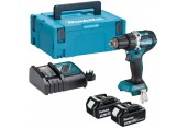 MAKITA DDF484RFJ Aku bezuhlíkový šroubovák 54/30Nm (2x3,0 Ah/18V) Makpac