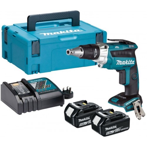 MAKITA DFS250RTJ Aku šroubovák Li-ion 18V/ 18V /2x5,0Ah, Makpac