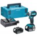 MAKITA DTD153RFJ Aku rázový utahovák 1/4" Li-ion LXT 18V/3,0Ah, Makpac 2