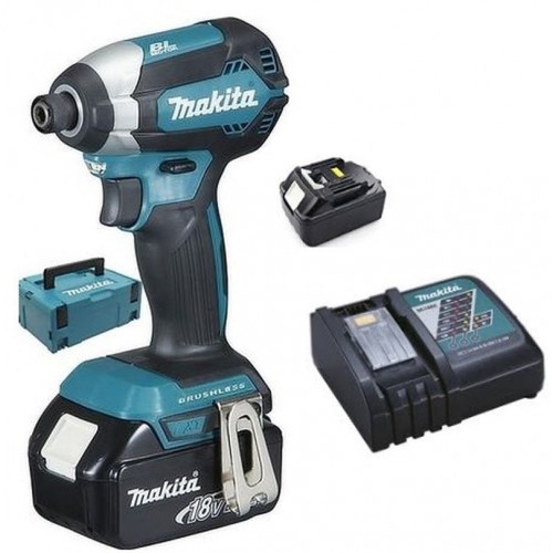 MAKITA DTD155RTE Aku rázový utahovák 1/4" Li -ion 18V/5,0Ah