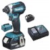 MAKITA DTD155RTE Aku rázový utahovák 1/4" Li -ion 18V/5,0Ah