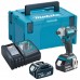 MAKITA DTD170RTJ Aku rázový utahovák 1/4"Li -ion 18V/5,0Ah, Makpac