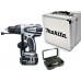 MAKITA Aku vrtačka s příklepem 2x aku 18V/4.0Ah + sada bitů D-30667 + hliníkový kufr DHP458RMWX