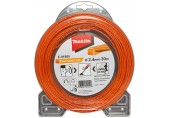 MAKITA E-01806 Struna nylonová 2,4mm, oranžová, 30m, pro aku stroje