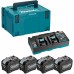 MAKITA sada Li-ion XGT 40V 4xBL4080F+DC40RB+Makpac 1910A8-3