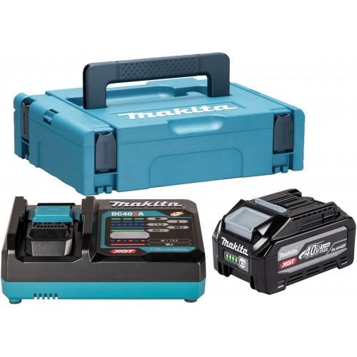 MAKITA sada Li-ion XGT 40V 1xBL4040F+DC40RA+Makpac 1915D9-2 MAKITA sada Li-ion XGT 40V 1xBL4040F+DC40RA+Makpac 1915D9-2