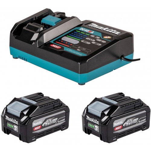 MAKITA sada Li-ion XGT 40V 2xBL4040F+DC40RA 1916Y1-1
