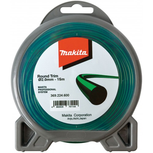 MAKITA 369224601 struna round trim kulatá 2,0mm/126m