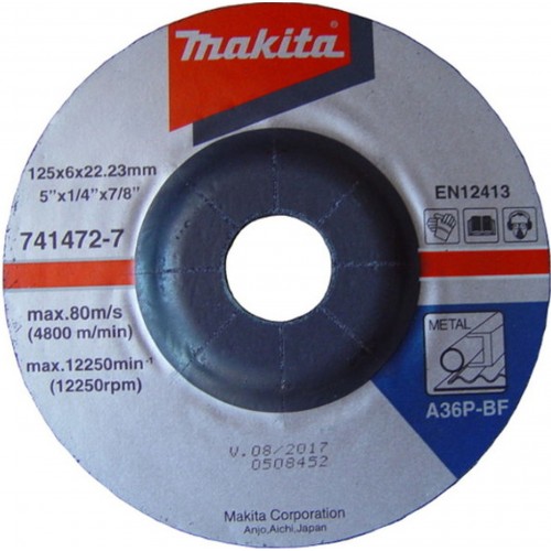 MAKITA 741472-7 Brusný kotouč 125x6x22,23