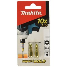 MAKITA B-28329 Impact Gold torzní bit PH1, 1/4, 25mm/2 ks