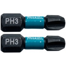 MAKITA B-63622 Torzní bit 1/4" Impact Black PH3, 25mm/2ks