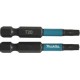 MAKITA B-63775 Torzní bit 1/4" Impact Black T15, 50mm/2ks