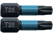 MAKITA B-63688 Torzní bit 1/4" Impact Black T25, 25mm 2 ks