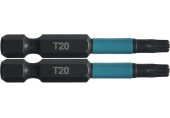 MAKITA B-63781 Torzní bit 1/4" Impact Black T20, 50mm 2 ks