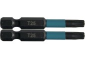 MAKITA B-63797 Torzní bit 1/4" Impact Black T25, 50mm 2 ks