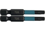 MAKITA B-63797 Torzní bit 1/4" Impact Black T25, 50mm 2 ks