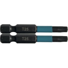 MAKITA B-63797 Torzní bit 1/4" Impact Black T25, 50mm 2 ks