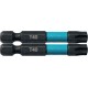 MAKITA B-63812 Torzní bit 1/4" Impact Black T40, 50mm 2 ks