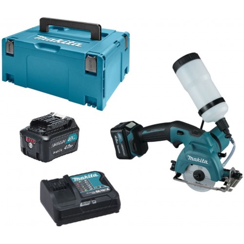 MAKITA CC301DSMJ Aku řezačka skla a dlaždic 85 mm, Li-ion CXT (2x4,0Ah/12V) MAKPAC 3