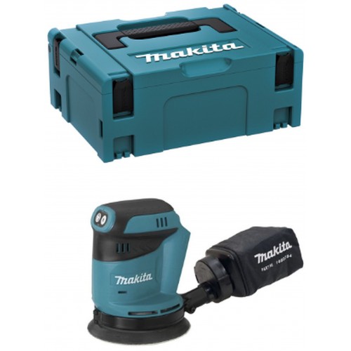 BAZAR MAKITA DBO180ZJ Aku excentrická bruska Li-ion (18V/123mm) bez aku, Makpac VYZKOUŠENO!!