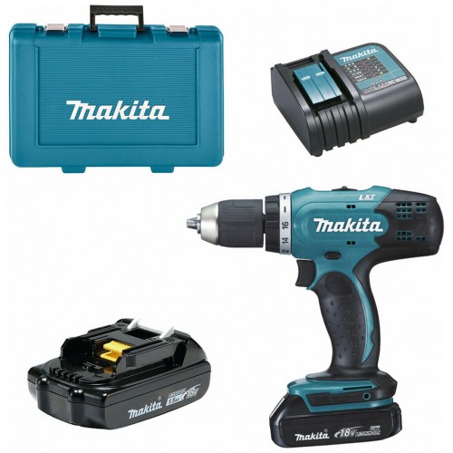 Makita DDF453SYE Aku vrtací šroubovák, Li-Ion (2x18V/1,5Ah)