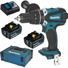 MAKITA DDF458RTJ Aku vrtací šroubovák Li-ion LXT (18V/2x5,0Ah) Makpac