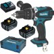 MAKITA DDF458RTJ Aku vrtací šroubovák Li-ion LXT (18V/2x5,0Ah) Makpac