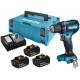 MAKITA DDF485RF3J Aku bezuhlíkový šroubovák Li-ion LXT (18V/3x3,0Ah) Makpac